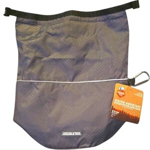 Arcadia Gray Water-Resistant Food Storage Bag For Dogs/ Pets 21 Cup Capacity Nwt